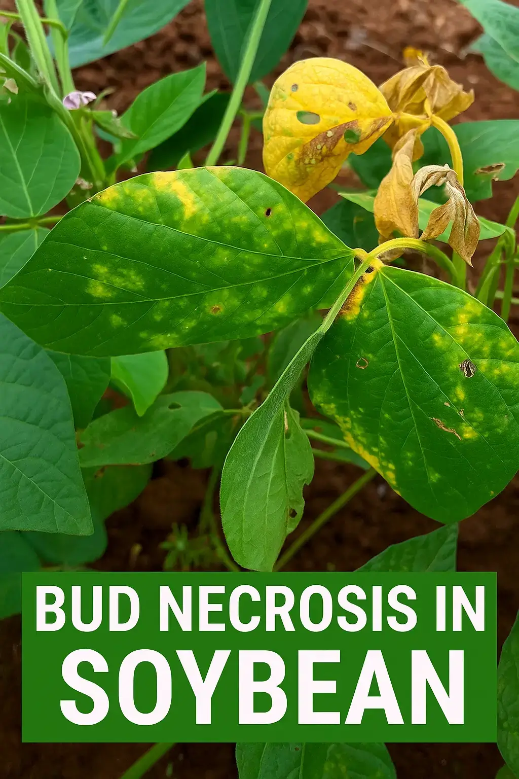 Bud Necrosis Virus in soybean 